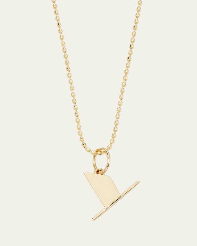 Pure Initial Charm Necklace